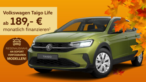 Grüner VW Taigo